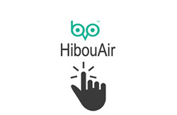 Run HibouAir app and click Connect to start