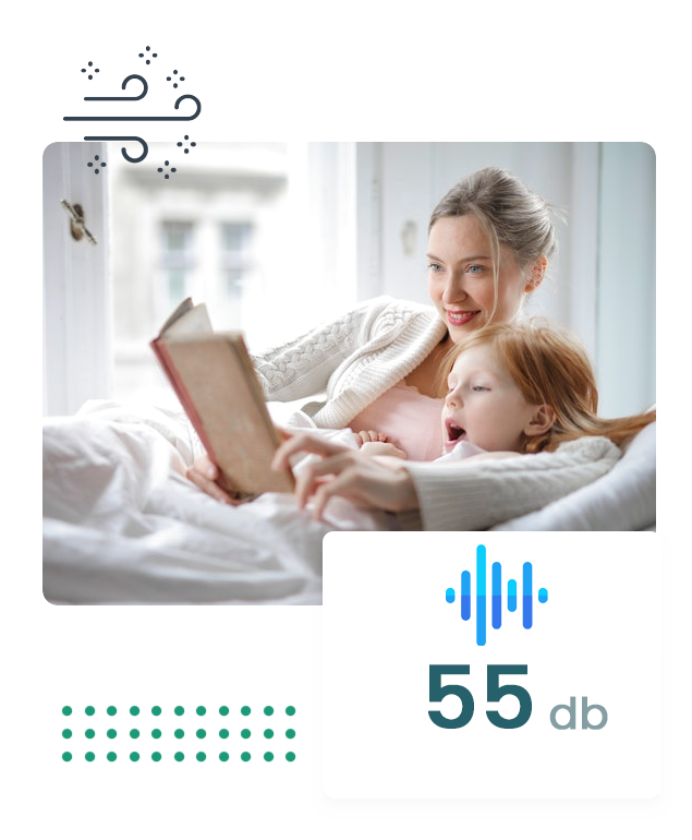 indoor air quality monitoring  co2 with noise 